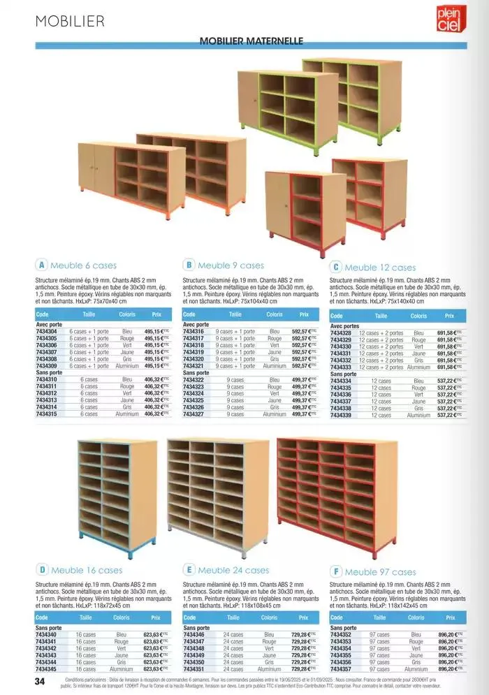 Écoles et loisirs 2025 du 1 janvier au 31 décembre 2025 - Catalogue page 34