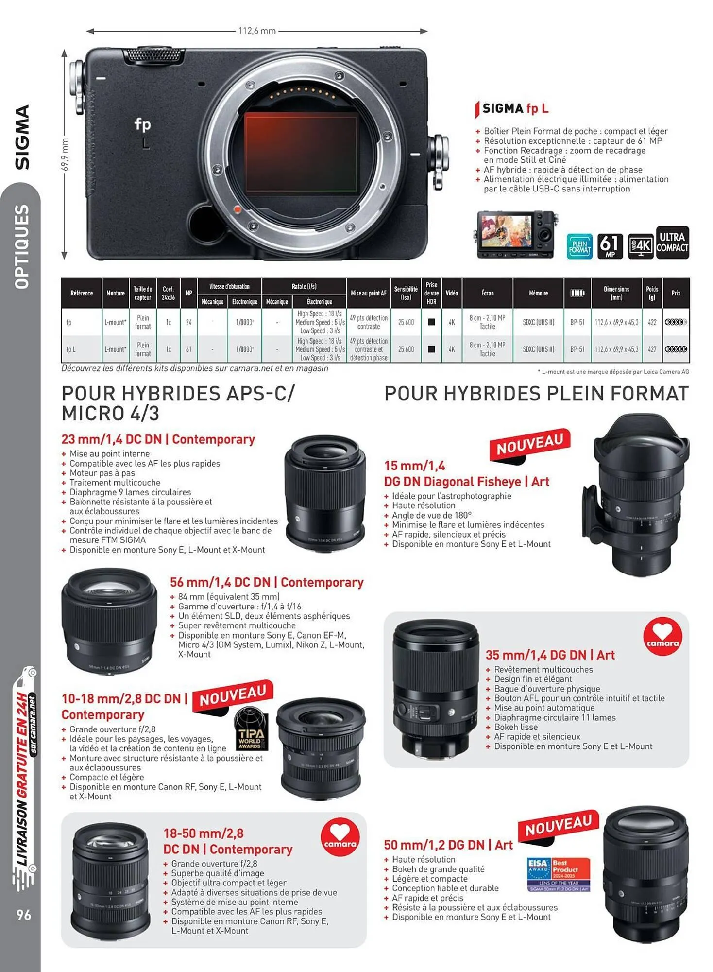 Catalogue Camara du 2 juillet au 31 décembre 2025 - Catalogue page 96