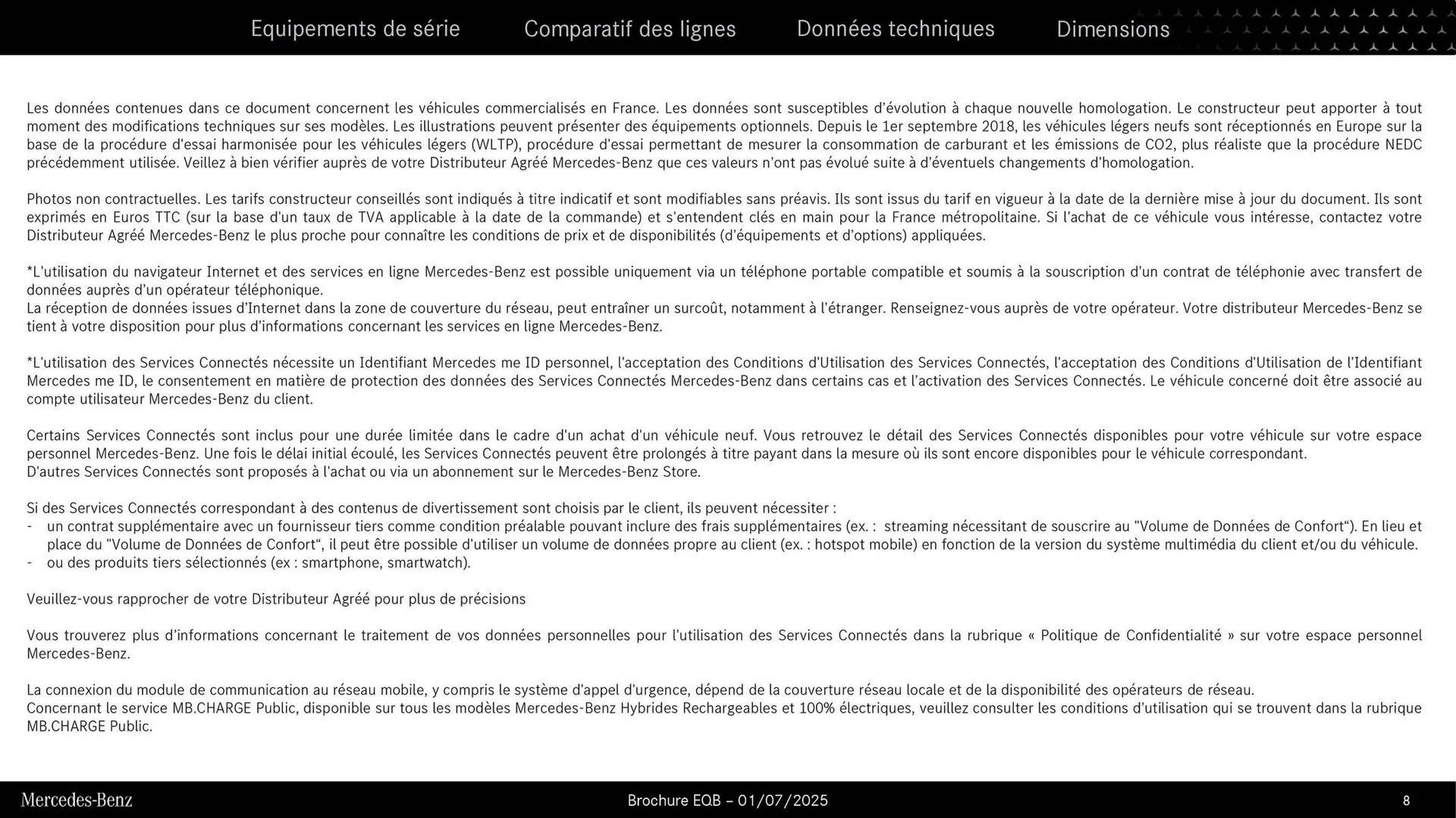 Catalogue Mercedes-Benz du 3 septembre au 3 septembre 2026 - Catalogue page 8