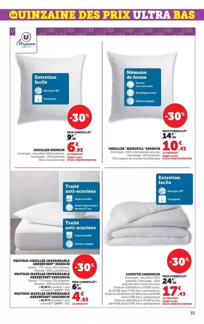 Quinzaine Commerçante du 11 mars au 23 mars 2025 - Catalogue page 33