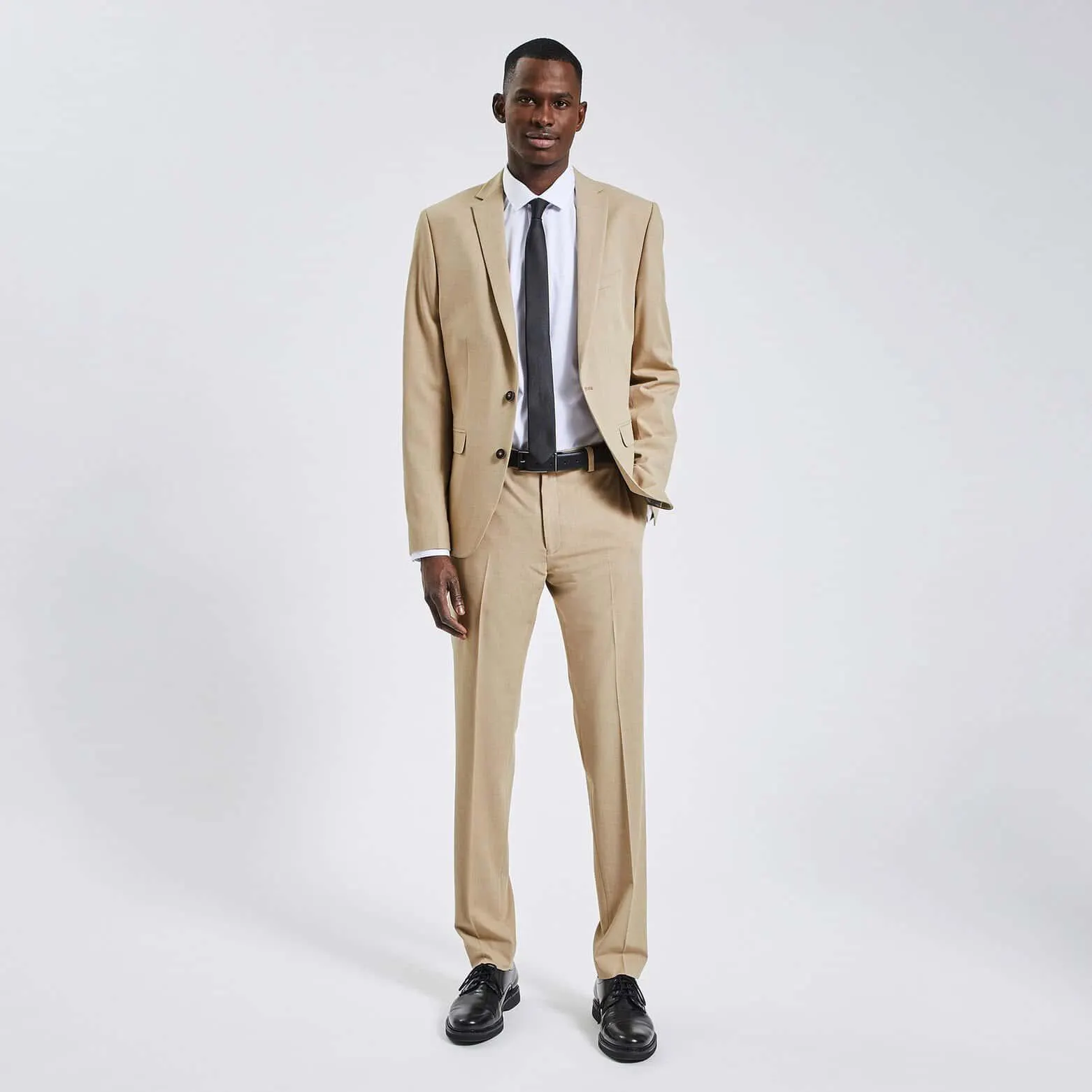 Costume 2 pièces extra-slim bistretch - Camel