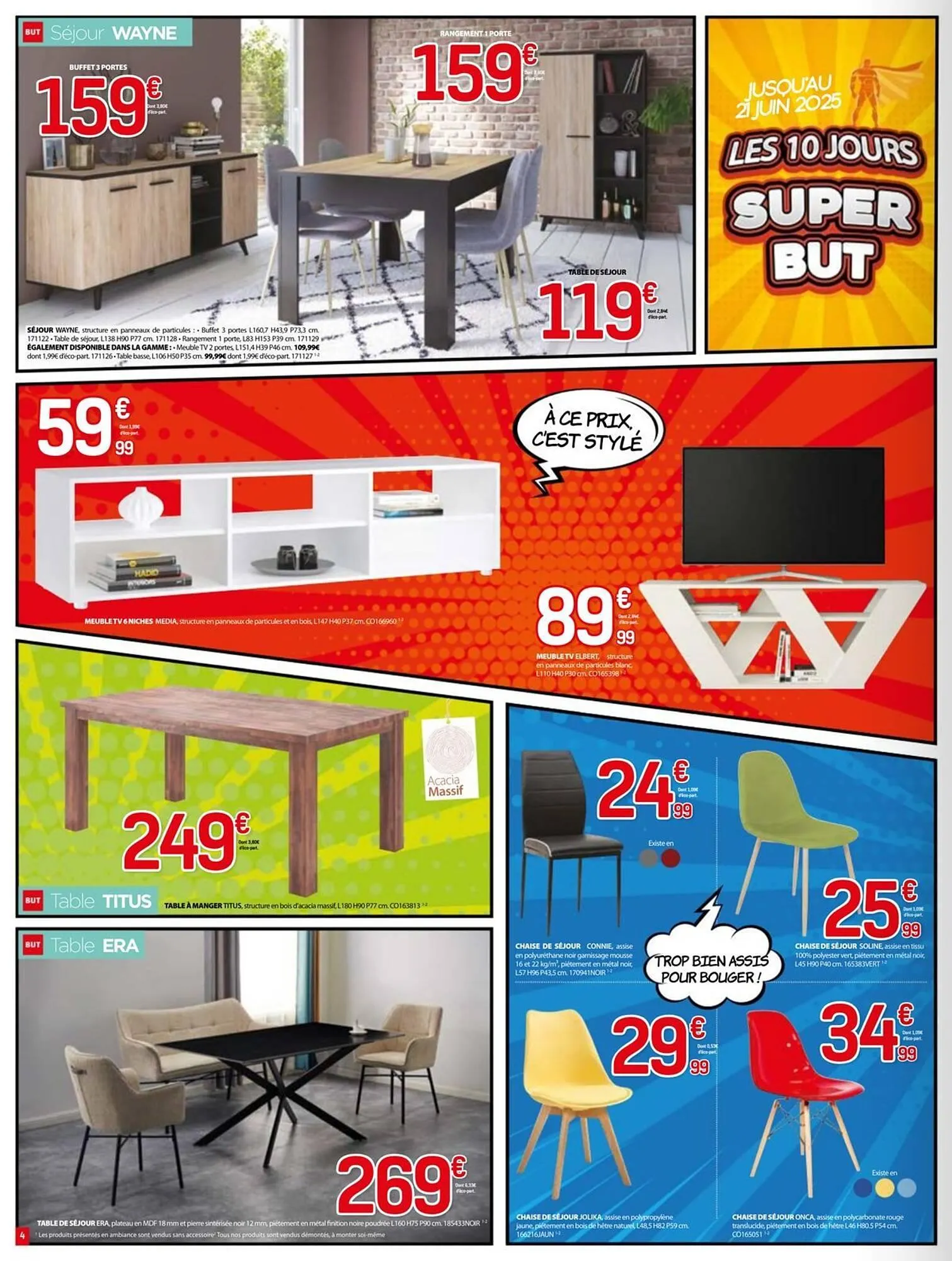 Catalogue BUT du 18 juin au 21 juin 2025 - Catalogue page 4