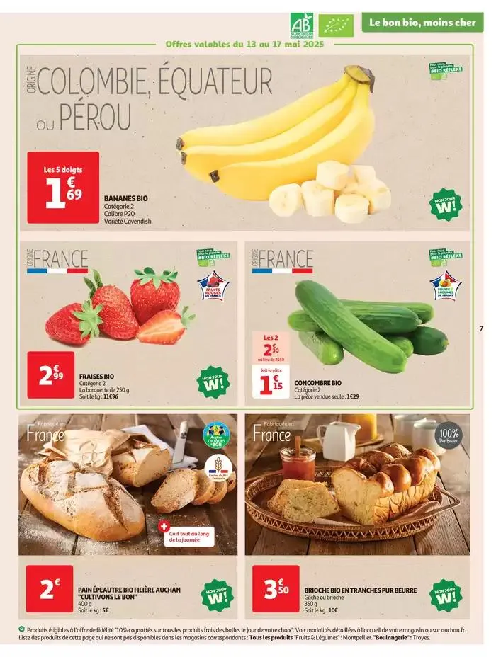 Tout le bio à prix sain  du 13 mai au 25 mai 2025 - Catalogue page 7