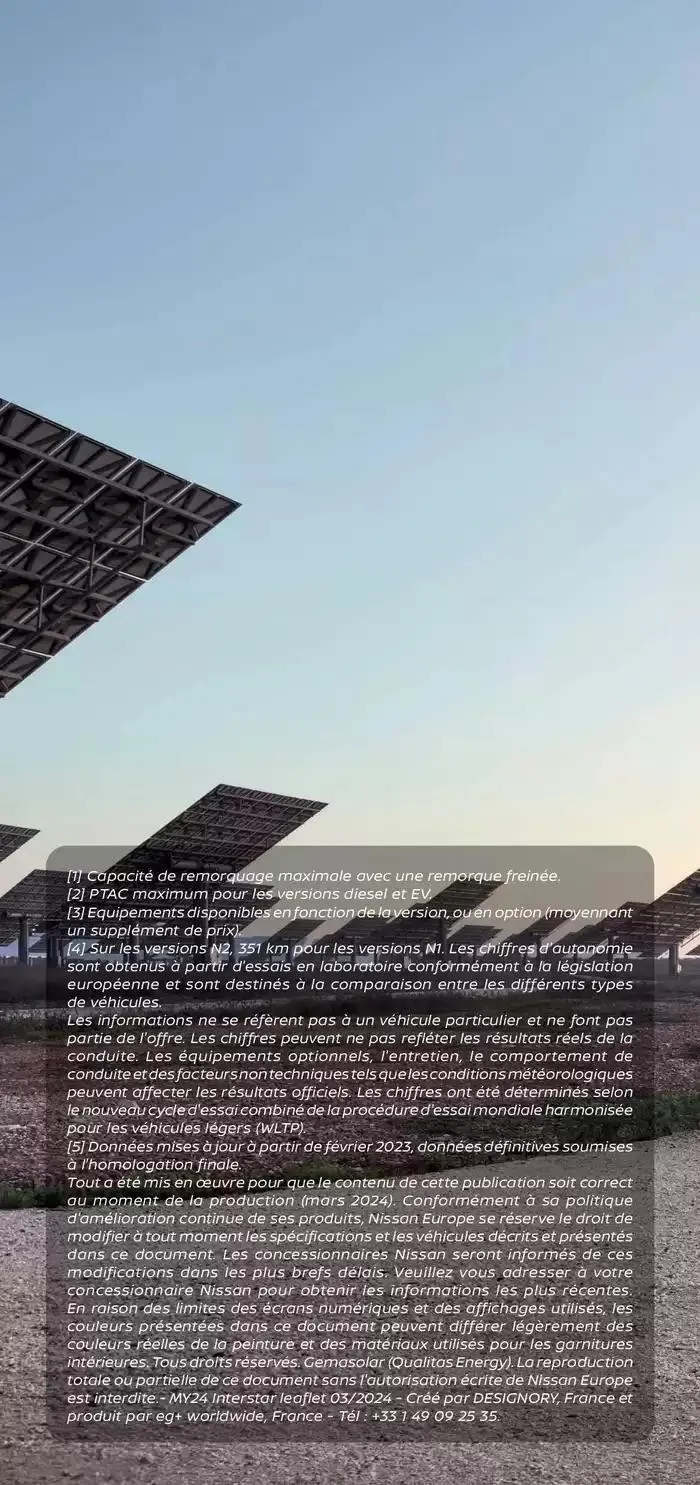 Nouveau Nissan Interstar du 25 avril au 25 avril 2026 - Catalogue page 6