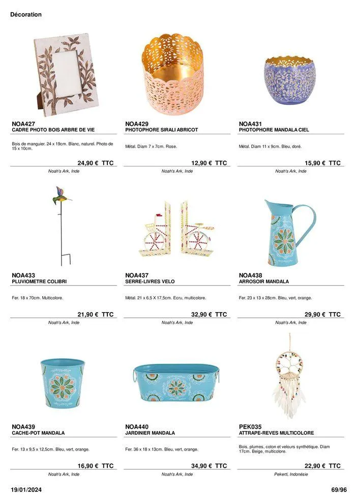 ARTISANAT . DéCORATION . MODE . JOUETS du 9 février au 31 août 2024 - Catalogue page 71