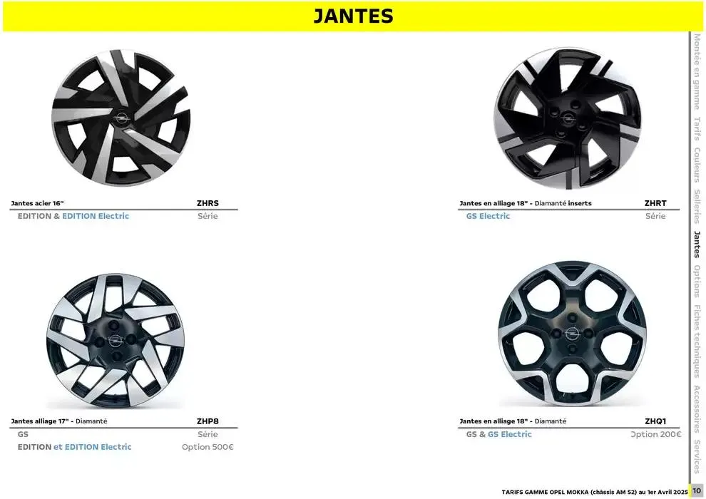 Opel Nouveau Mokka du 3 avril au 3 avril 2026 - Catalogue page 10