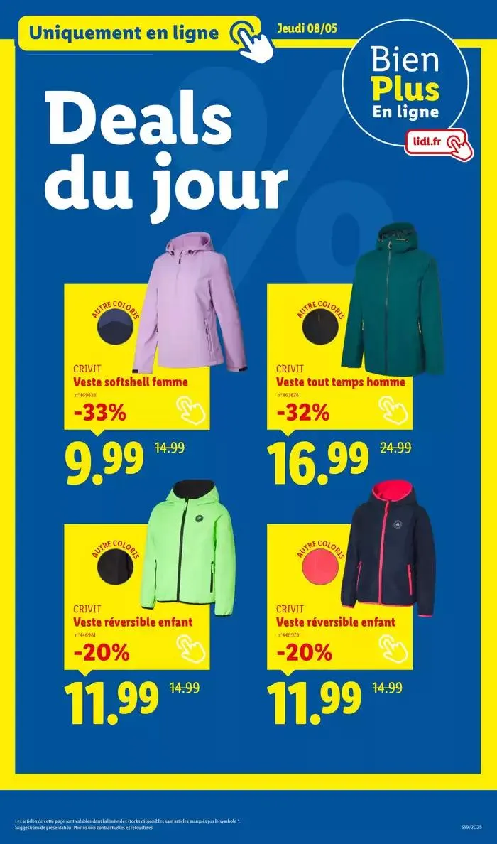 Découvrez des équipements pour vos sorties en plein air et pour embêllir votre jardin ! du 5 mai au 8 mai 2025 - Catalogue page 45