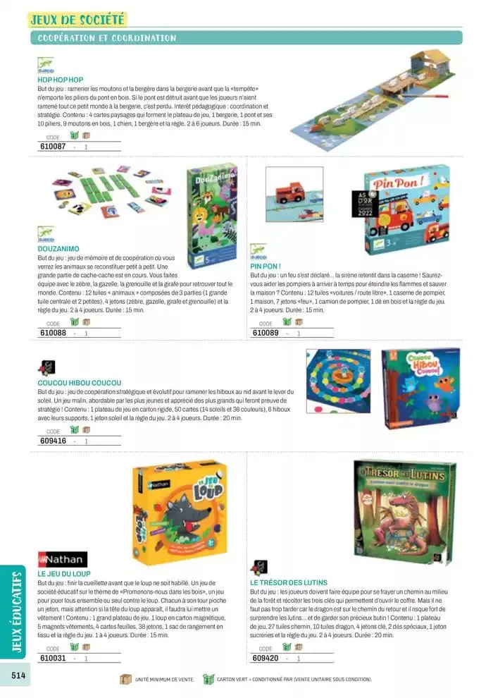 Nos Catalogues Thématiques du 1 janvier au 31 décembre 2025 - Catalogue page 516