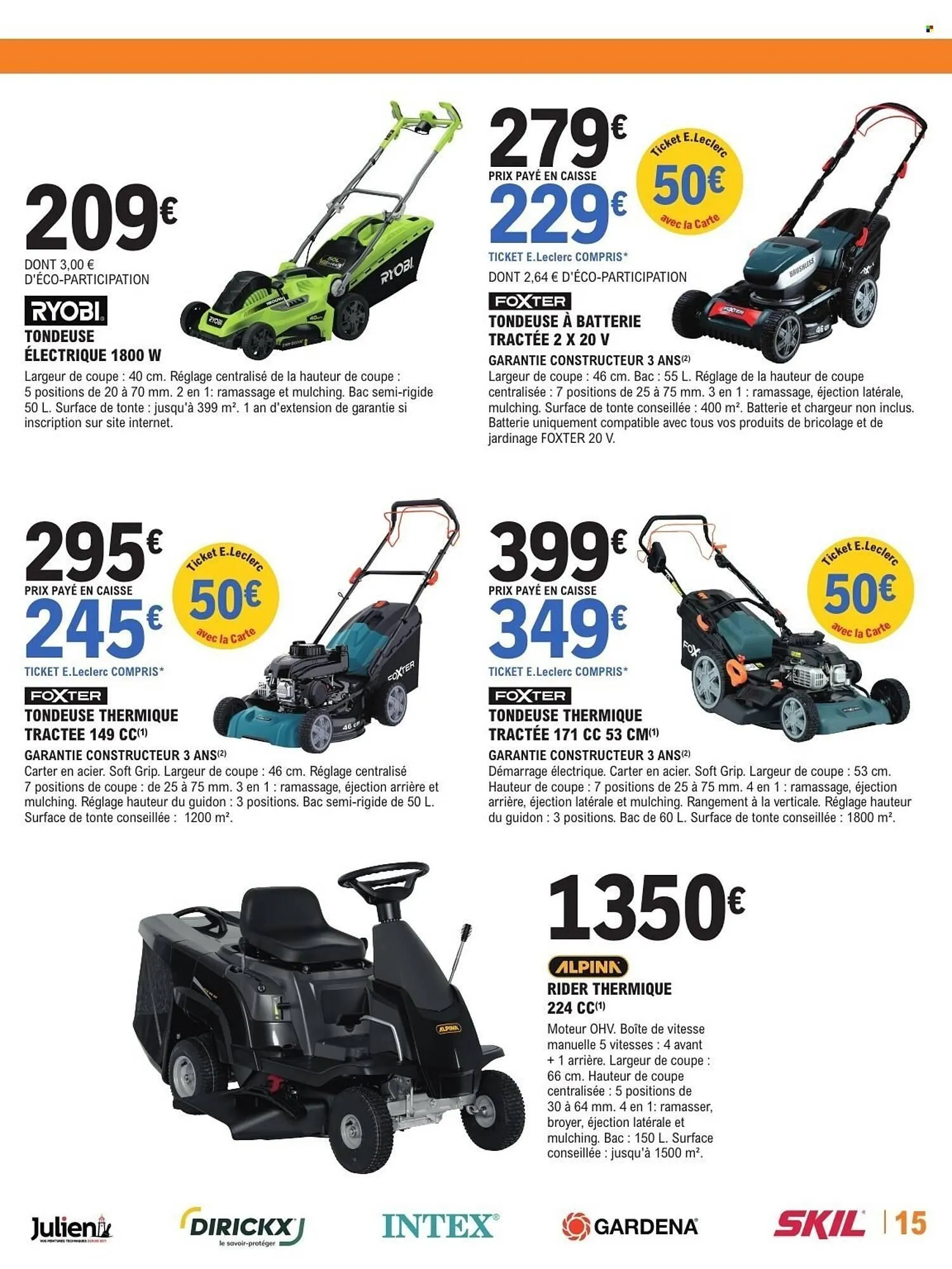 Catalogue E.Leclerc Brico du 21 avril au 9 mai 2026 - Catalogue page 15