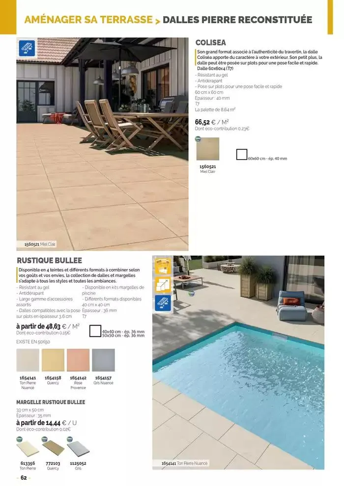 Aménagements Extérieurs 2025 du 30 avril au 31 décembre 2025 - Catalogue page 62