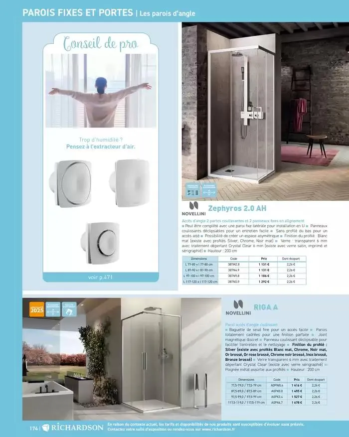 SALLE DE DE BAINS ET CARRELAGE 2025 du 11 avril au 31 décembre 2025 - Catalogue page 176