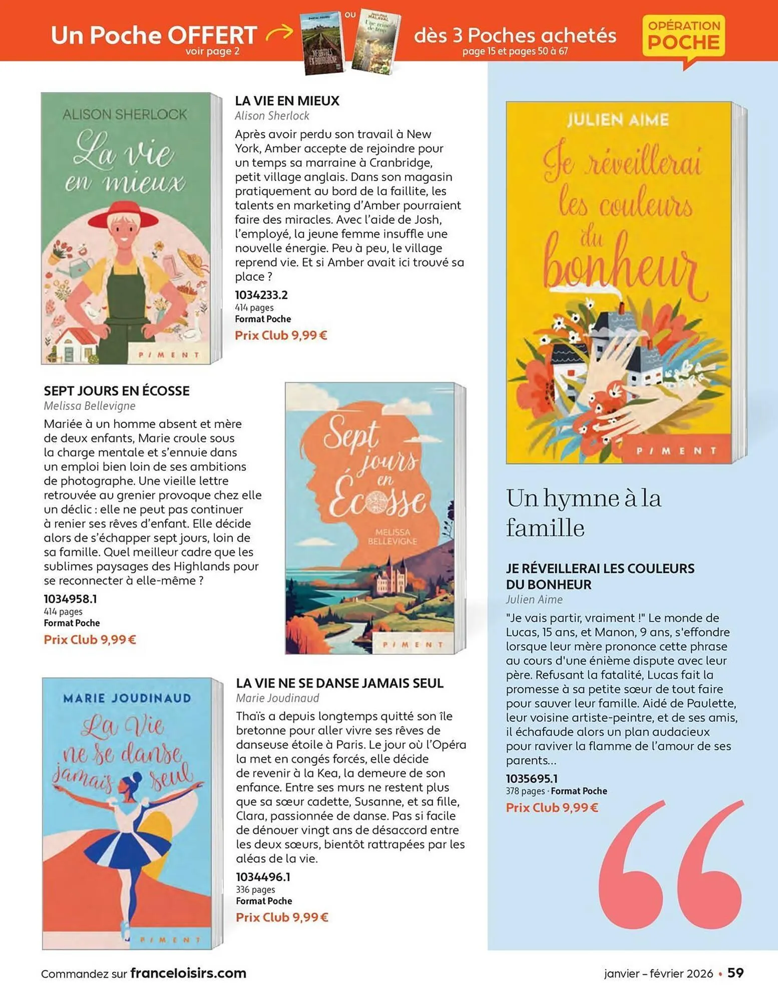 Catalogue France Loisirs du 1 janvier au 28 février 2026 - Catalogue page 59