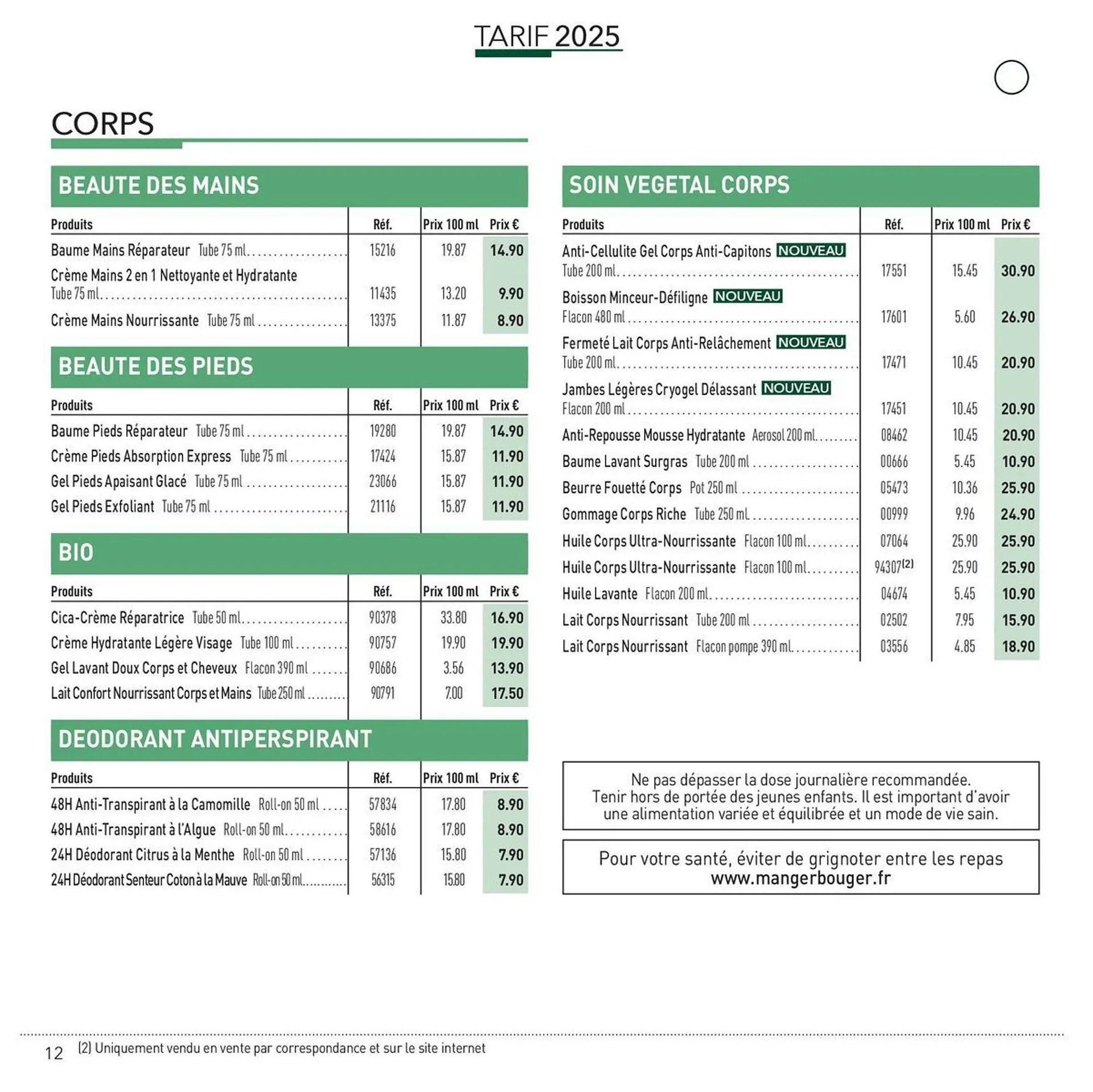 Catalogue Yves Rocher du 23 avril au 31 décembre 2025 - Catalogue page 12