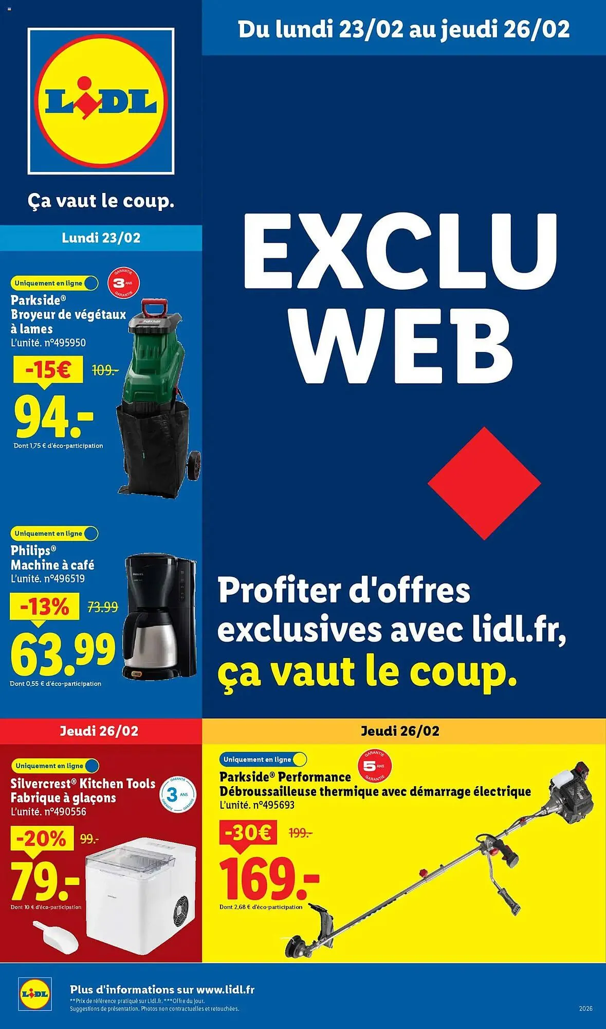 Catalogue Lidl du 23 février au 26 février 2026 - Catalogue page 1