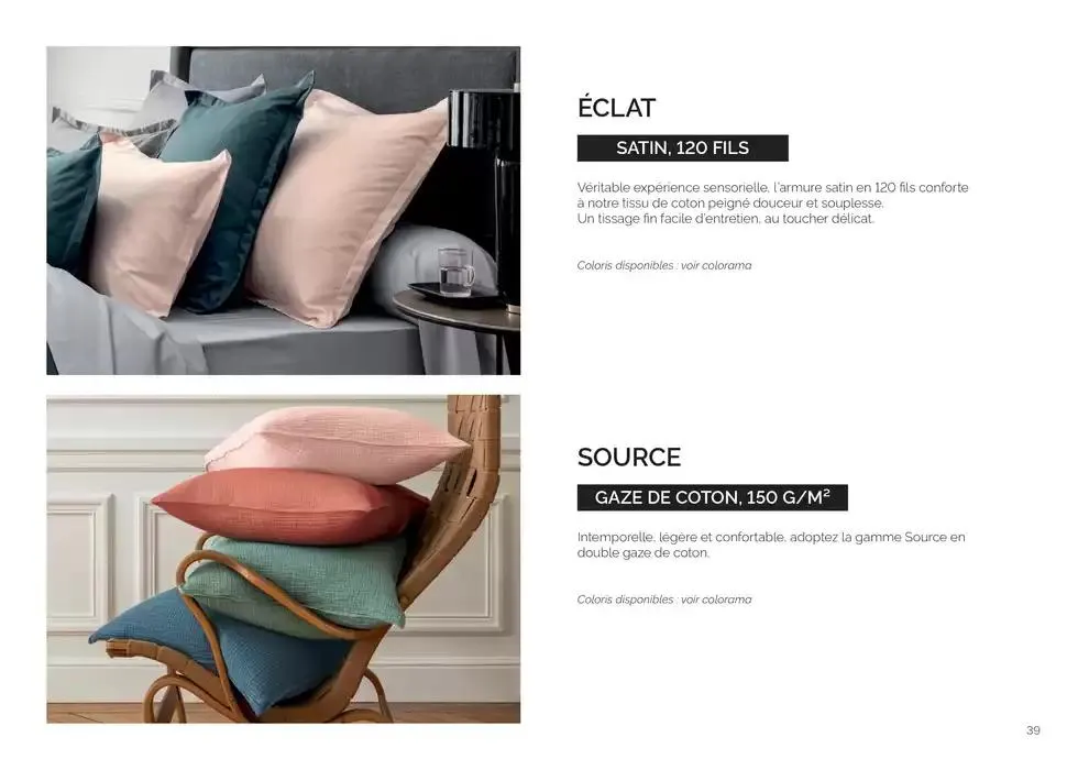 Notre collection Printemps - Ete 2025 du 14 février au 30 août 2025 - Catalogue page 39