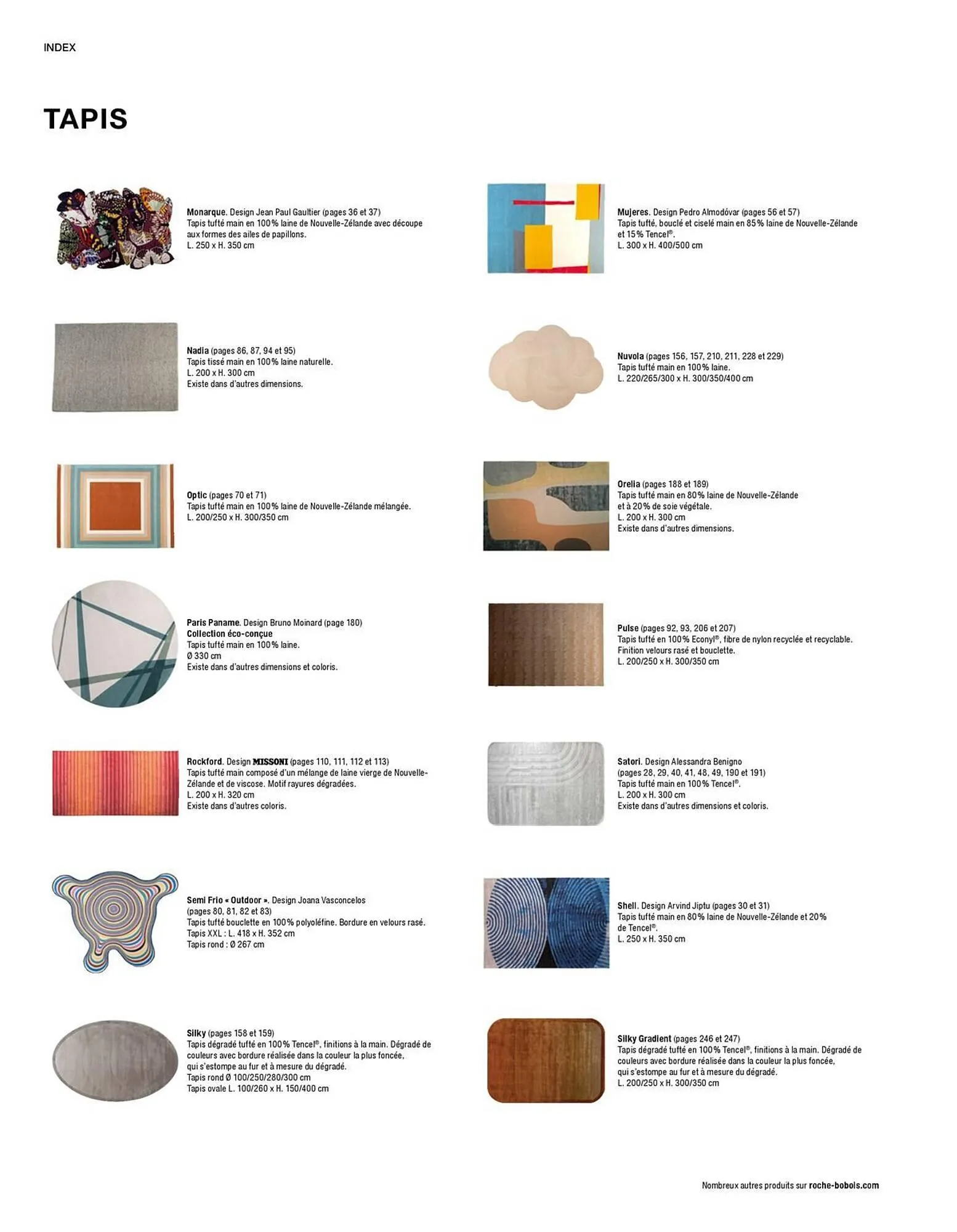 Catalogue Roche Bobois du 13 janvier au 31 décembre 2026 - Catalogue page 304