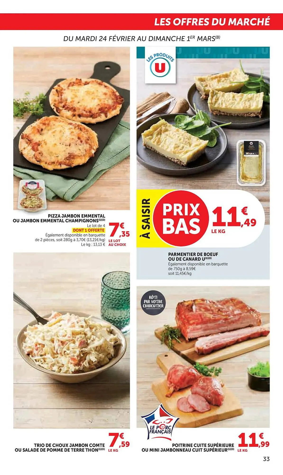 Catalogue Hyper U du 24 février au 8 mars 2026 - Catalogue page 33