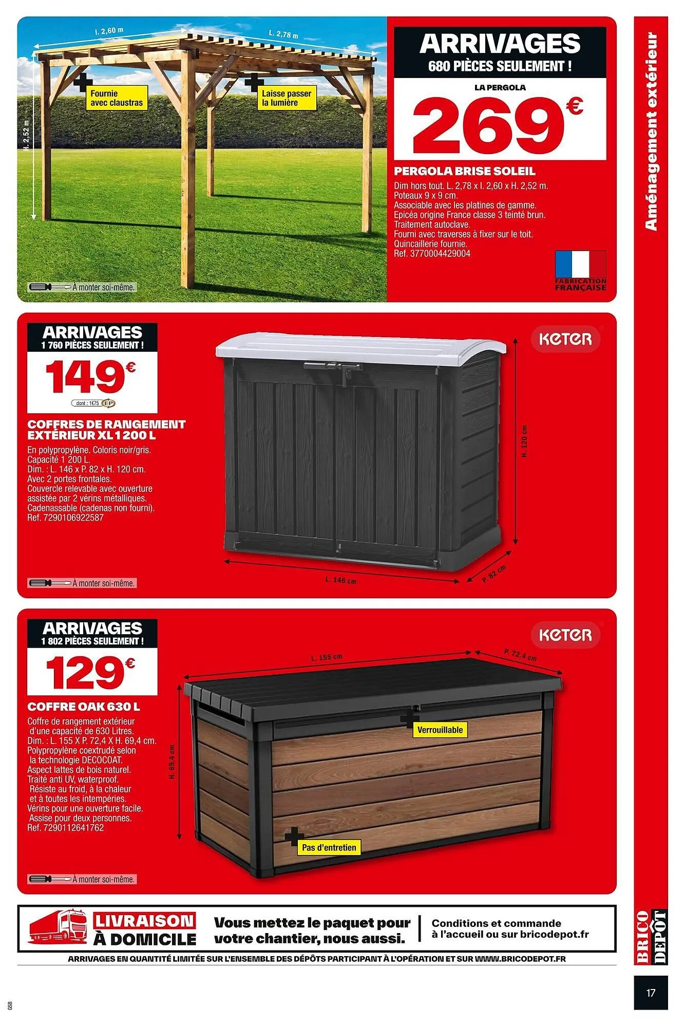 Catalogue Brico Dépôt du 23 mai au 5 juin 2025 - Catalogue page 17