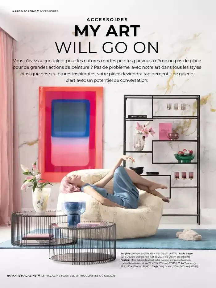 LE MAGAZINE POUR LES ENTHOUSIASTES DU DESIGN du 6 février au 31 décembre 2025 - Catalogue page 94