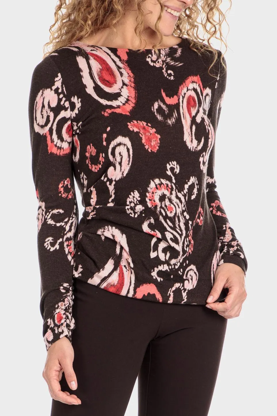 T-shirt imprimé cachemire