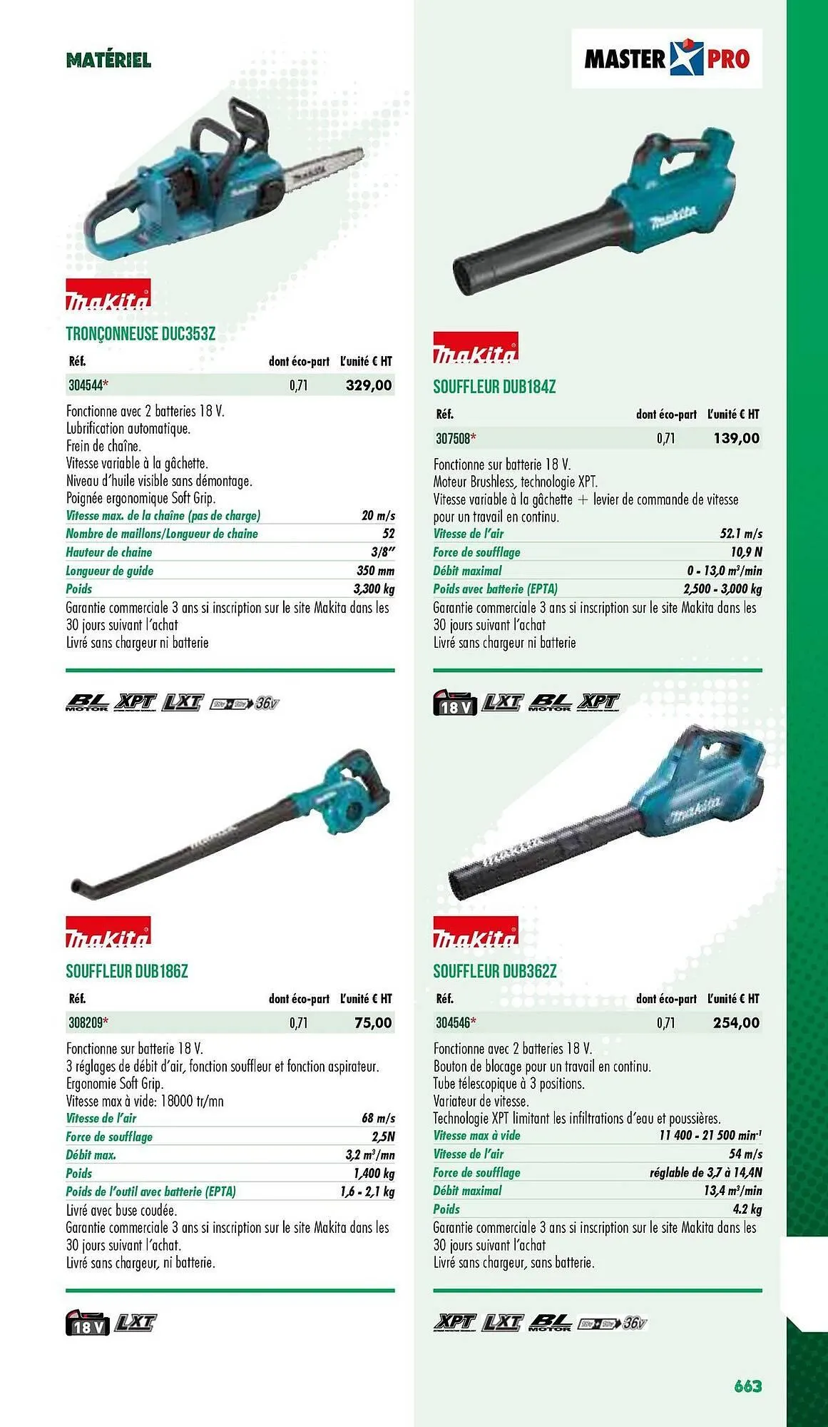 Catalogue Master Pro du 3 janvier au 31 décembre 2025 - Catalogue page 665