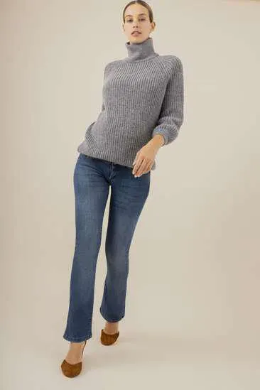 Jean grossesse bootcut bandeau haut