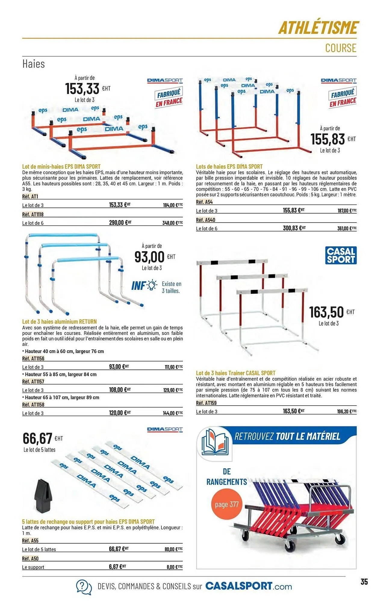 Catalogue Casal Sport du 6 mars au 31 décembre 2025 - Catalogue page 7