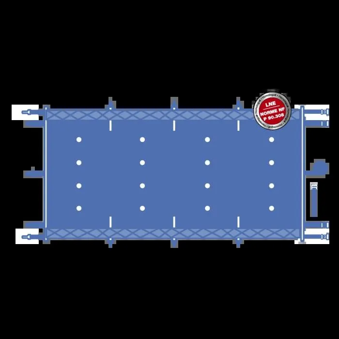 Bâche à barres 4S Evolution Irricover