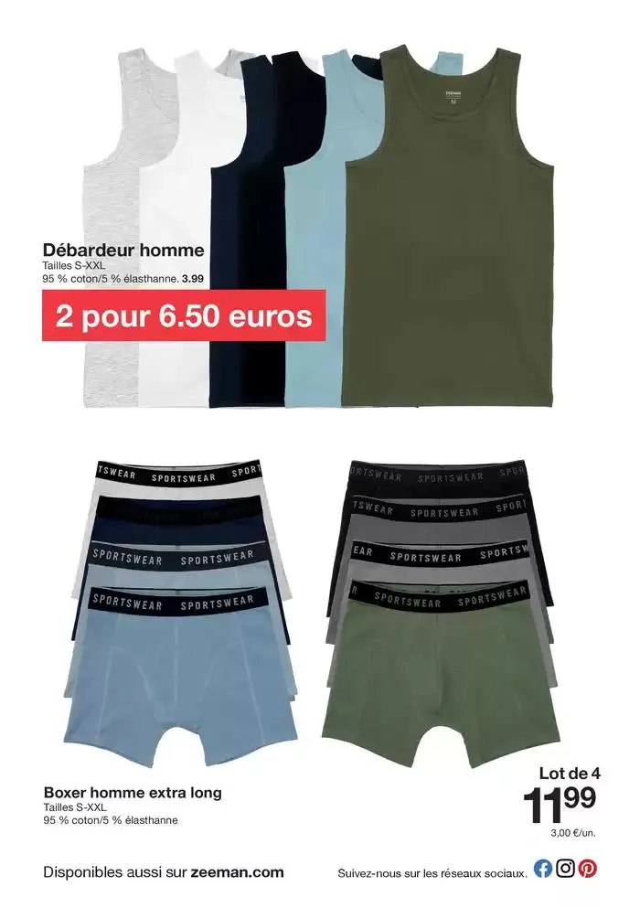 Nos basiques intemporels vont bien avec tout. du 3 mars au 14 mars 2025 - Catalogue page 28