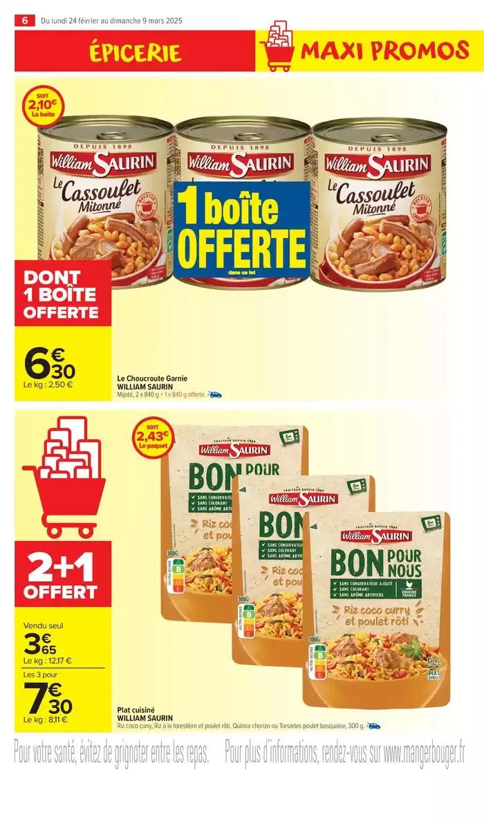 MAXI PROMO MINI PRIX du 24 février au 9 mars 2025 - Catalogue page 8