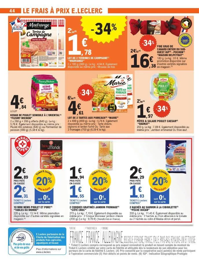 E. Leclerc du 13 mai au 24 mai 2025 - Catalogue page 44