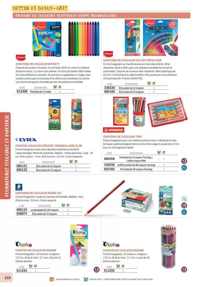 Nos Catalogues Thématiques du 1 janvier au 31 décembre 2025 - Catalogue page 212