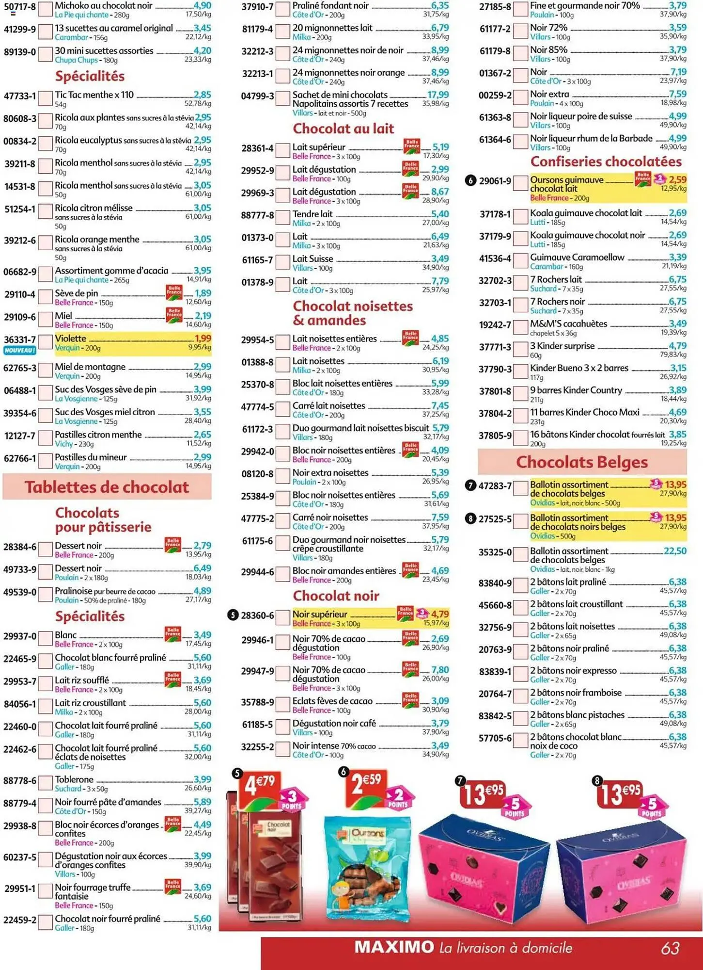 Catalogue Maximo du 12 mai au 8 juin 2025 - Catalogue page 63