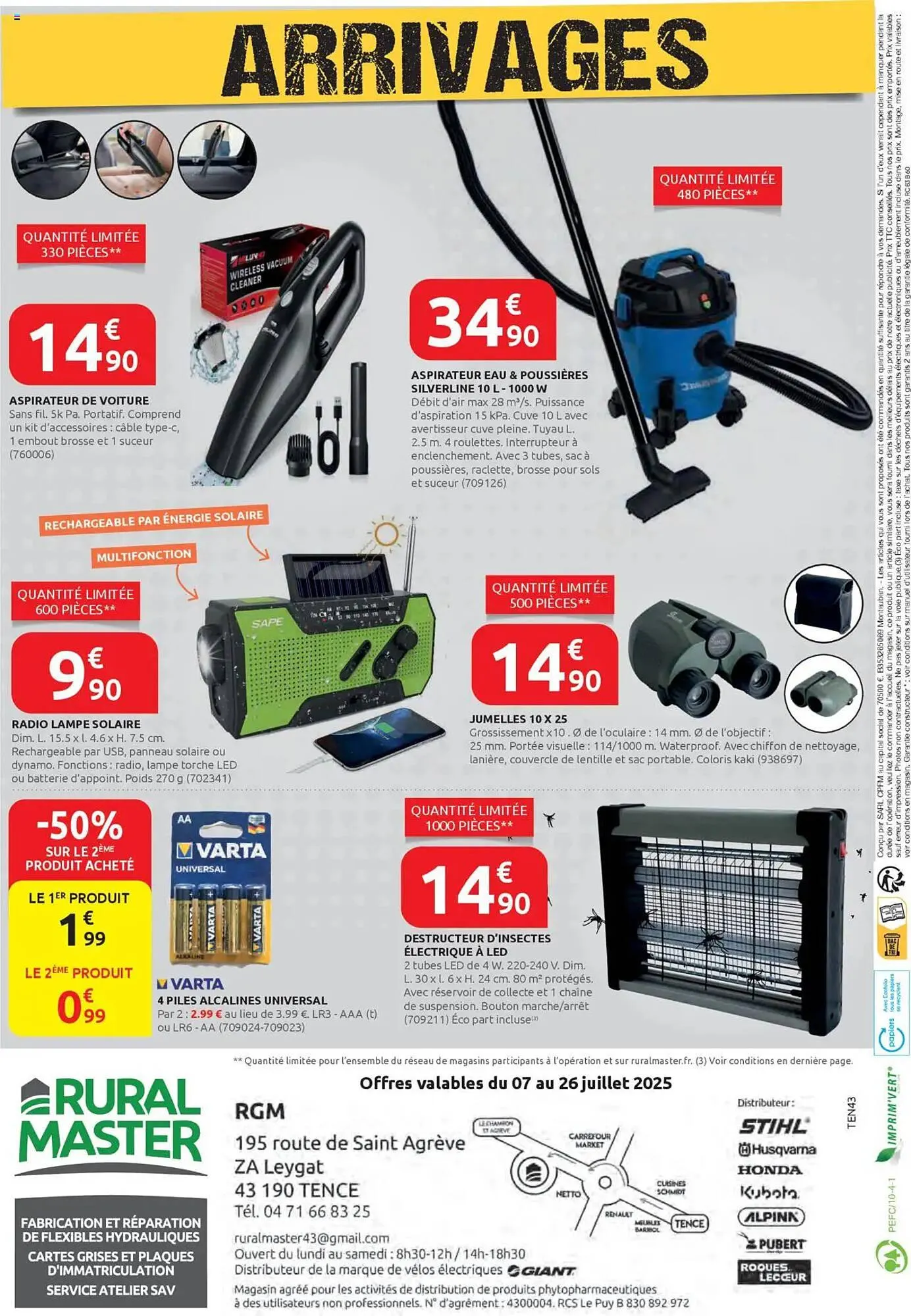 Catalogue Rural Master du 7 juillet au 26 juillet 2025 - Catalogue page 16