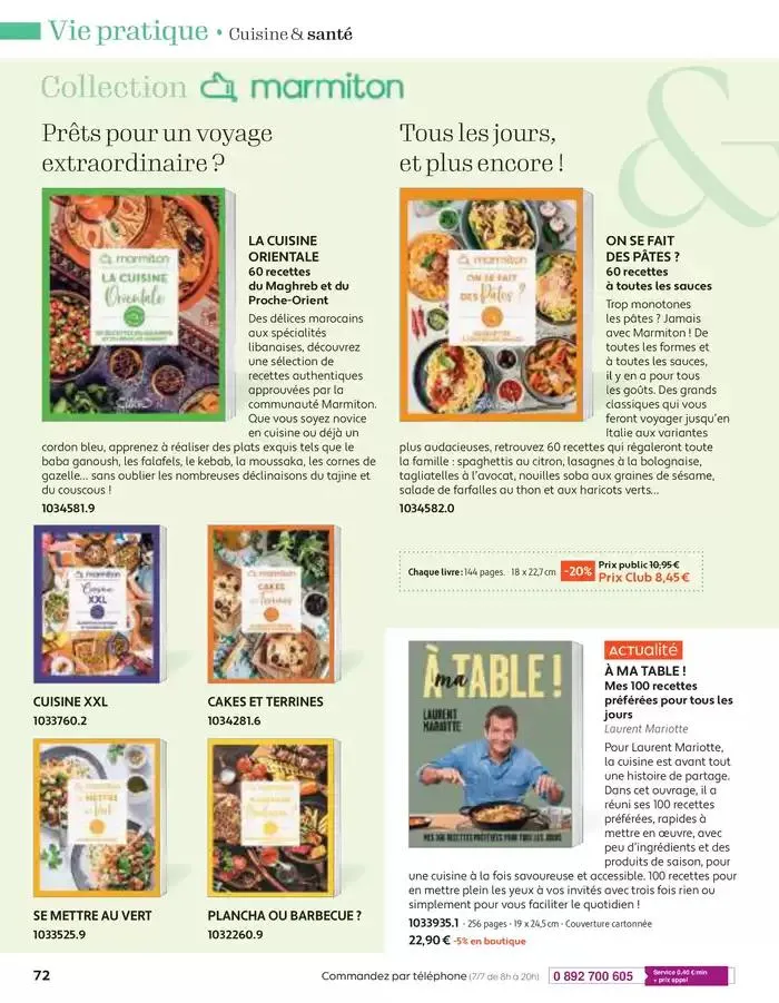 Mai - Juin 2025 du 30 avril au 30 juin 2025 - Catalogue page 72