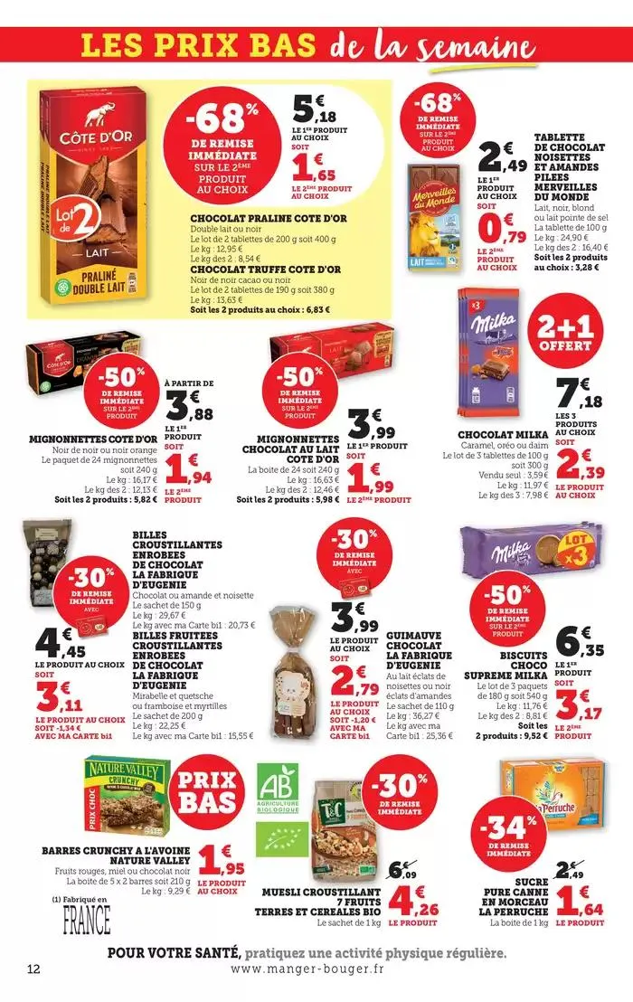 Les prix bas ! du 31 mars au 6 avril 2025 - Catalogue page 12