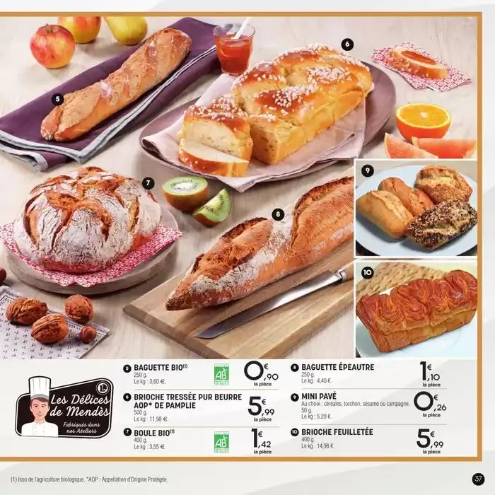 Carte traiteur permanente du 17 avril au 31 mars 2026 - Catalogue page 37