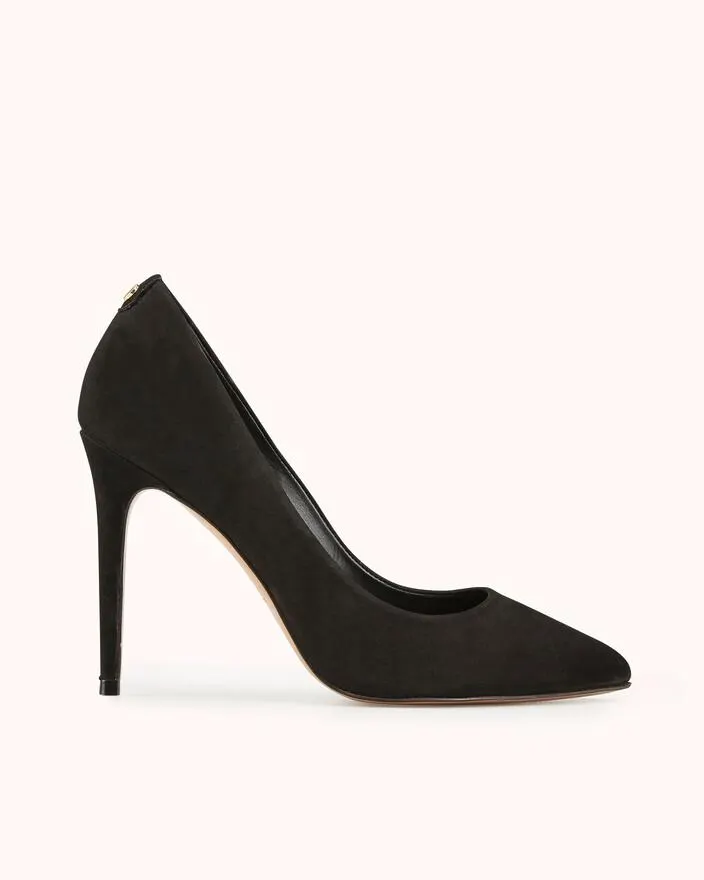 ESCARPIN JISSIA en nubuck noir