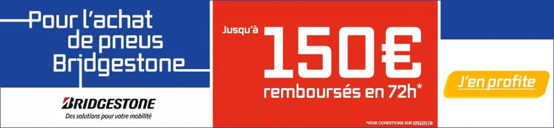 Pneus Bridgestone : jusqu'à 150€ remboursés du 24 février au 13 avril 2025 - Catalogue page 4