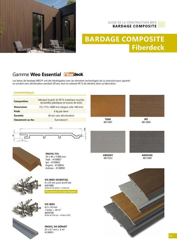 Guide construction bois 2024/2025 du 23 août au 31 décembre 2025 - Catalogue page 61