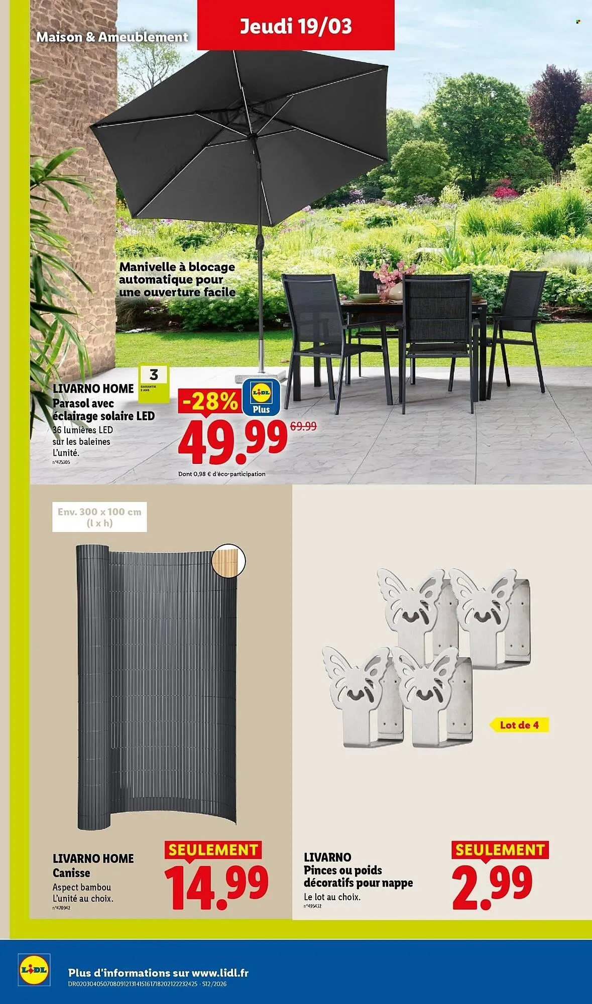 Catalogue Lidl du 16 mars au 19 mars 2026 - Catalogue page 28