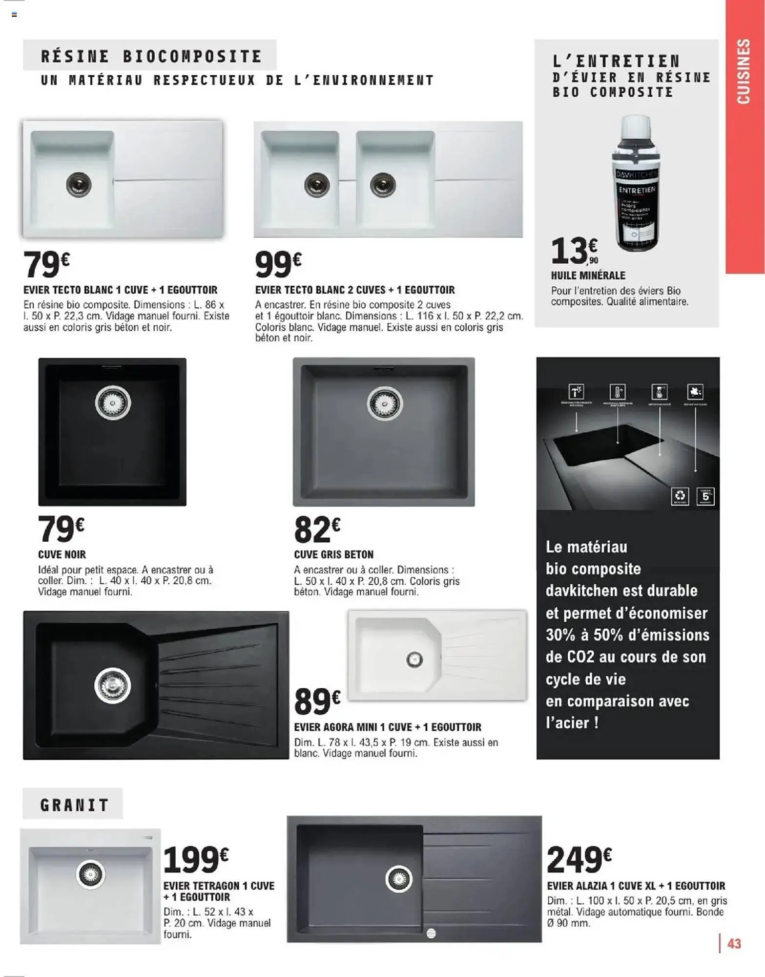 Catalogue E.Leclerc Brico du 7 janvier au 31 décembre 2025 - Catalogue page 43