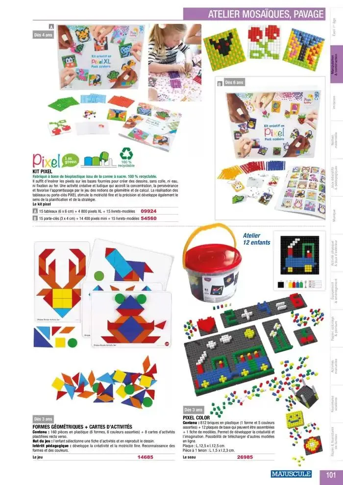 Education And Loisirs Majuscule 2025 du 5 mars au 31 décembre 2025 - Catalogue page 125