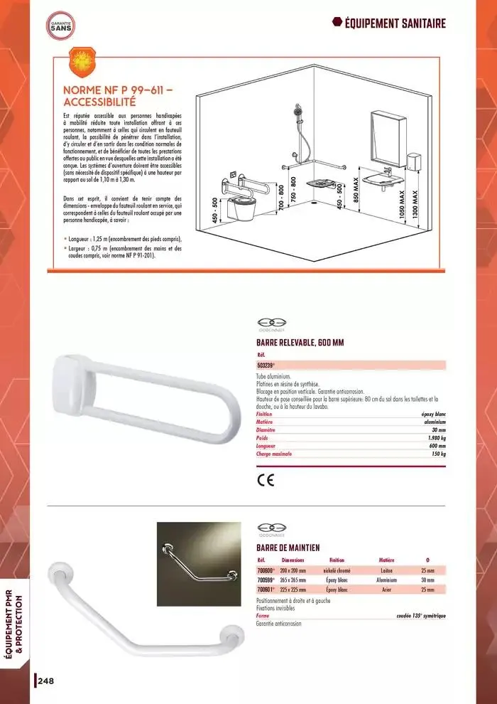 Guide Quincaillerie Serrurerie 2025 - 2026 du 1 avril au 1 avril 2026 - Catalogue page 250