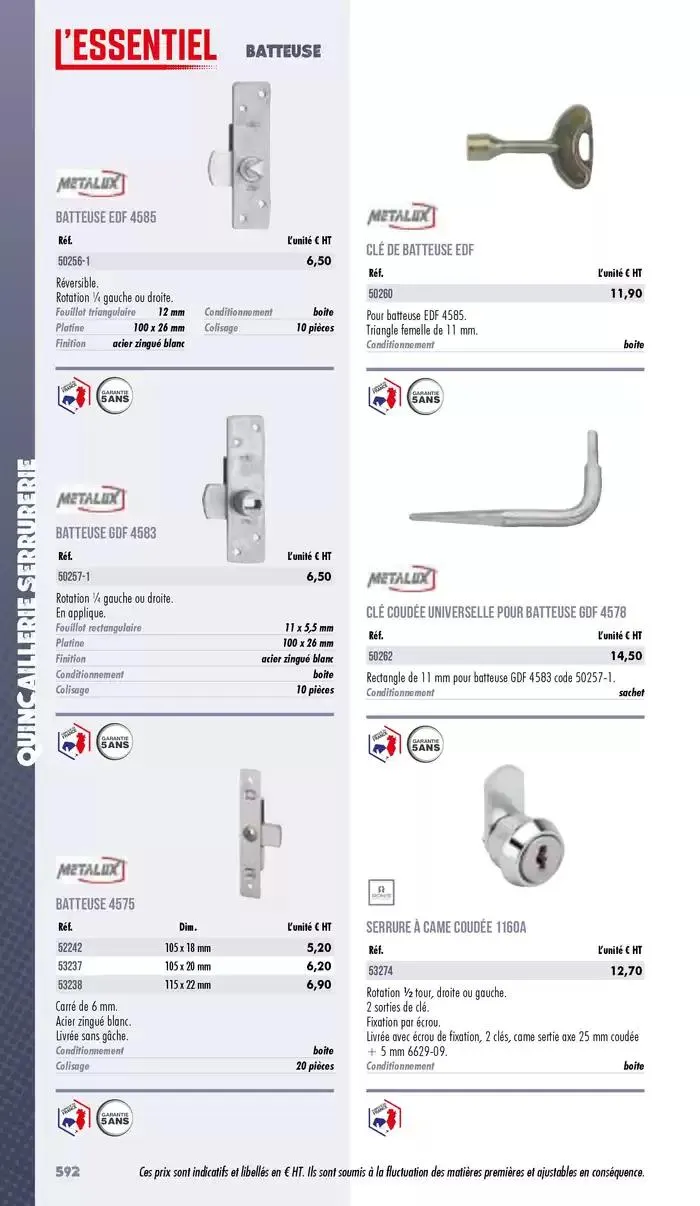 Essentiel Industrie 2025 du 3 janvier au 31 décembre 2025 - Catalogue page 594