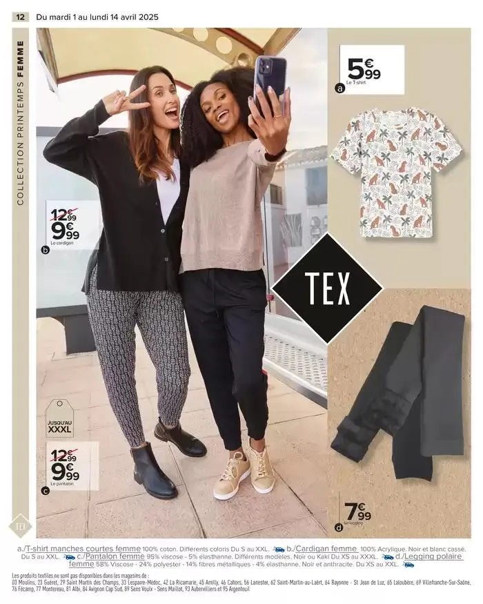 TEXTILE SPÉCIAL PRINTEMPS 2 du 1 avril au 14 avril 2025 - Catalogue page 14