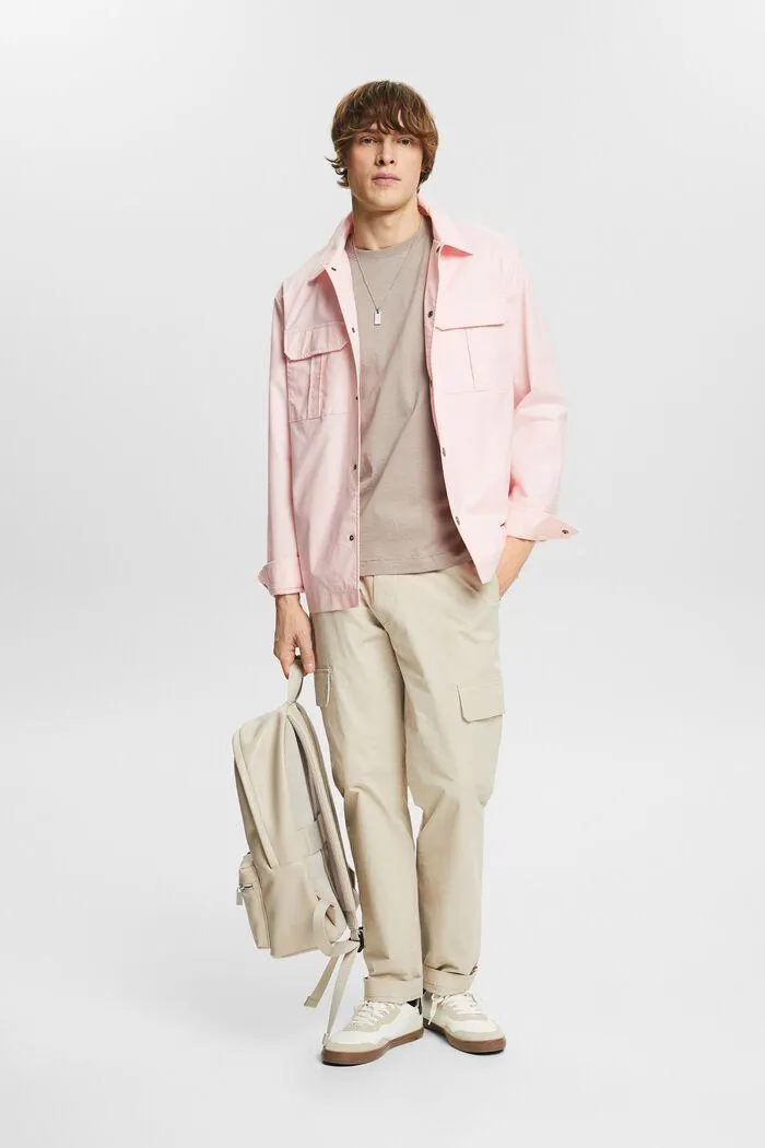 T-shirt en coton flammé