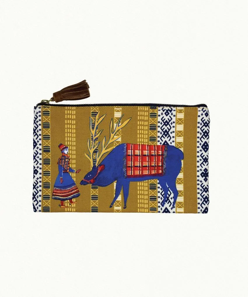 Pochette zippée Vivre