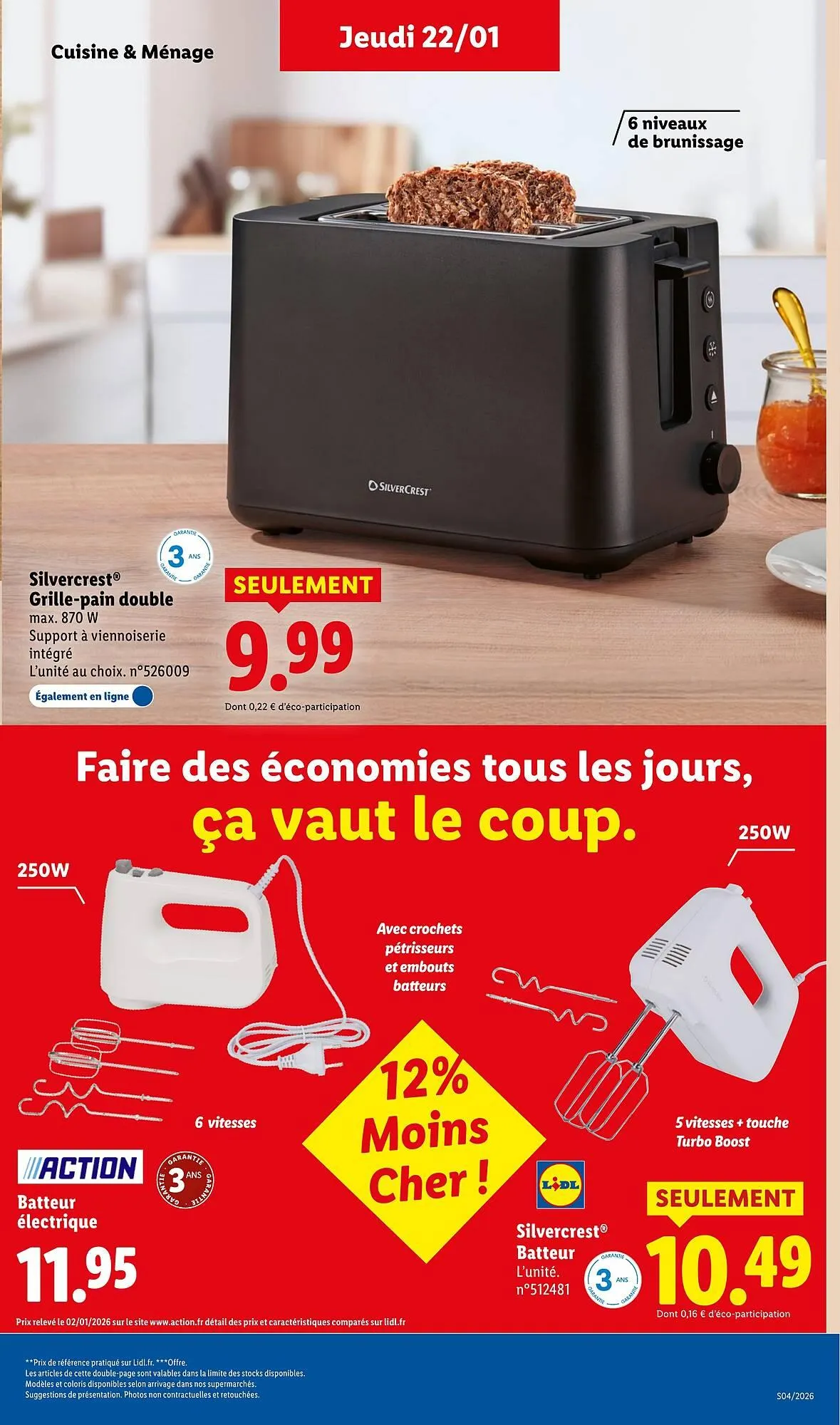 Catalogue Lidl du 22 janvier au 28 janvier 2026 - Catalogue page 39