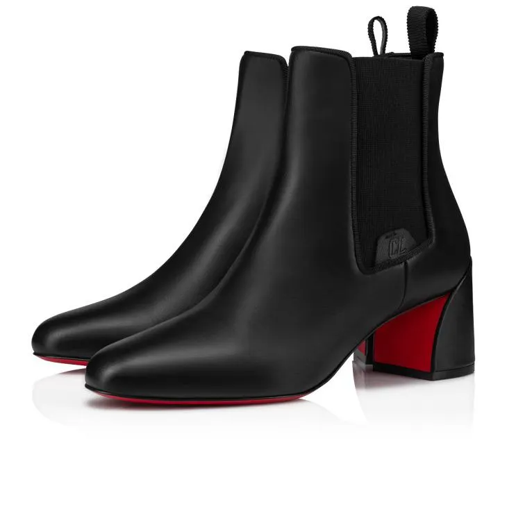 Turelastic Bottines 55 mm - Cuir de veau - Noir